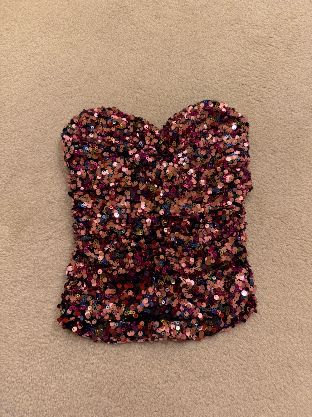 Zara Multicolor Sequin Hair Accessory - Pink and Black Accents